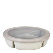 Mepal - Cirqula bolle m/lokk trio 22,5x6 cm nordic white