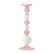 Moonlight Copenhagen - Sky lysestake 25 cm rosa/hvit