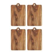 Nicolas Vahé - Skjærebrett i tre 20x13 cm 4 stk akasie