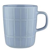 Marimekko - Tiiliskivi krus 25 cl lyse blå/hvit