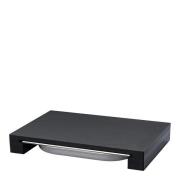 Continenta - Duracore skjærebrett med skuff 39x27 cm svart