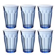 Duralex - Picardie vannglass 36 cl 6 stk marin blå