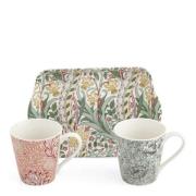 Morris & Co - Kopp- og brettsett 18 cl 3 deler