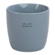 Sögne Home - Krus You Are Sunshine 30 cl lys blå