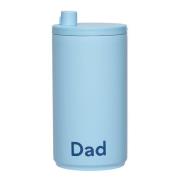 Design Letters - Travel termokopp DAD 35 cl lys blå