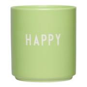 Design Letters - Favourite kopp HAPPY 25 cl shadow lime