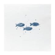 Sögne Home - Lunsjserviett 33x33 cm 20 stk fisk