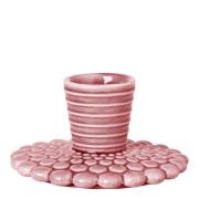 Dottir - Pipanella lysestake 4,5 cm bubble lines dusty rose