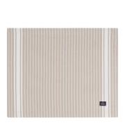 Lexington - Icons stripete oxfordserviett 40x50 cm beige/hvit