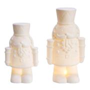 Markslöjd - Finn figur soldat 22 cm 2 stk hvit