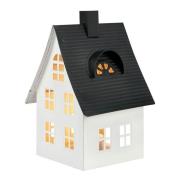 Markslöjd - Luton lyshus 1 lys 23 cm hvit/svart