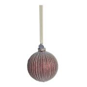 Lene Bjerre - Norille juledekorasjon 8 cm mørkerød