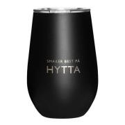 Pictureit - Termokopp hytta 33 cl svart