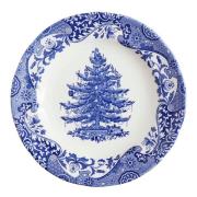 Spode - Blue Italian Christmas Tree tallerken 20 cm blå/hvit