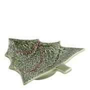 Bordallo Pinheiro - Christmas skål 25 cl grønn/rød