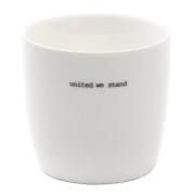 Sögne Home - Krus united we stand 30 cl hvit