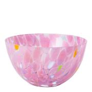 Magnor - Swirl skål 11 cm rosa