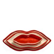 Serax - Les Objets Mouleversants serveringsfatsett Lips 3 stk rød