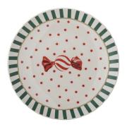 Bloomingville - Yule tallerken 16 cm julemotiv multi