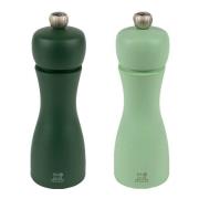 Peugeot - Tahiti duo kvernsett 15 cm mørkegrønn/mint