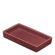 Cult Design - Kub 2 fat 17x8 cm vinrød