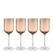 Blomus - Fuumi hvitvinsglass 31 cl 4 stk coffee