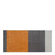 Tica Copenhagen - Stripes horisontal gulvmatte 200x90 cm dijon/grey
