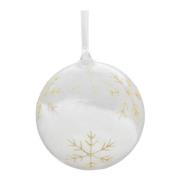 Magnor - Julekule m/dobbel stjerne 12 cm gull