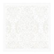 Ekelund - Medaljong serviett 35x35 cm lys grå