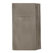 The Organic Company - Serviett i bomull 20x20 cm 4 stk clay