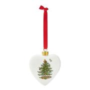 Spode - Christmas Tree juletrepynt hjerteformet