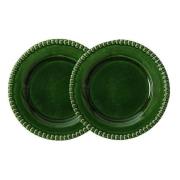 PotteryJo - Daria tallerken 22 cm 2 stk moss