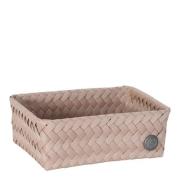 Handed By - Fit liten oppbevaringskurv 18x12x7 cm caffè latte
