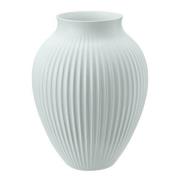 Knabstrup Keramik - Ripple vase 27 cm matt isblå