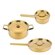 Vargen & Thor - Brassa grytesett 3 deler messing