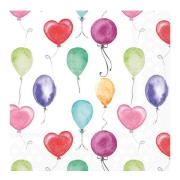 Ambiente - Serviett 33x33 cm 20 stk Flying Balloons
