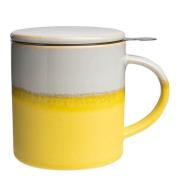 Tranquillo - Industrial kopp med tesil og lokk 41 cl gul