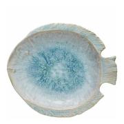 Lene Bjerre - Marinelle serveringsfat fisk 30 cm blå