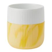 Royal Copenhagen - Riflet Contrast krus 35 cl solskinn gul