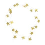 House Doctor - Stars girlander 150 cm antikk messing