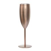 Pictureit - Termo champagneglass Lykkedråper 12 cl roségull