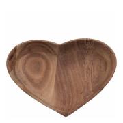 Sögne Home - Hjerteskål medium 29x23 cm akasietre