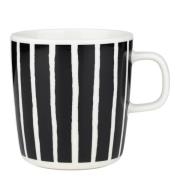 Marimekko - Piccolo kopp 40 cl svart/hvit