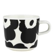 Marimekko - Oiva Unikko kopp 20 cl svart/hvit