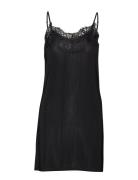 Slclara Strapdress Nattkjole Black Soaked In Luxury