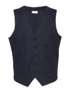 Superflex Knitted Waistcoat Dressvest Navy Lindbergh