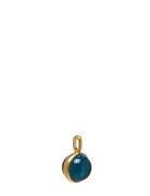 Prime Pendant - Gold Halskjede Anheng Blue Julie Sandlau