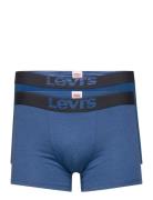 Levis Men Optical Illusion Boxer Brief Organic Co 2P Boksershorts Blue...