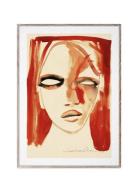 Red Portrait - 30X40 Cm Home Decoration Posters & Frames Posters Illus...