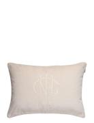 Monogram Cushion Home Textiles Cushions & Blankets Cushions White GANT